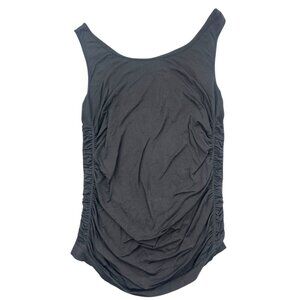 Tank Top With Side Ruching Detail